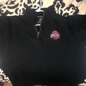 Ohio State half zip